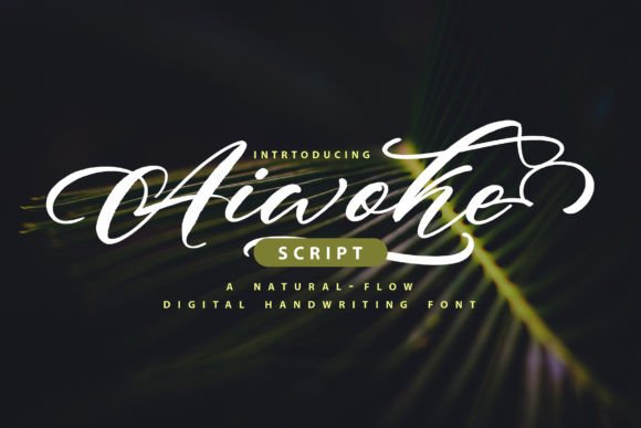 Aiwoke: A Bold Script Font for Creative Campaigns