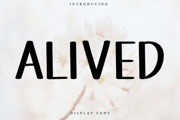 Alived: A Handwritten Font for Creative Makers