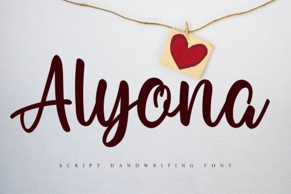 Alyona: A Stylish Script Font