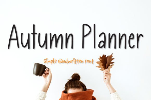 Autumn Planner Font for Creative Campaigns