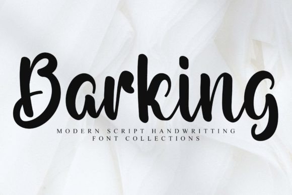 Barking: A Stylish Script Font