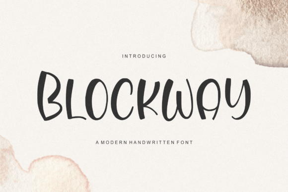 Blockway: A Friendly Font for Web Design