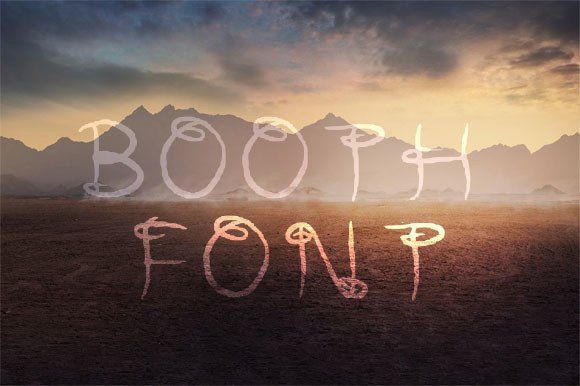 Booth: A Handwritten Font for Creative Projects