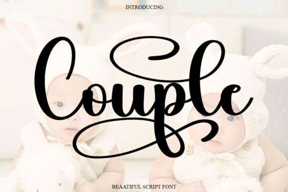 Couple Font: Elegant Script for Editorial Design