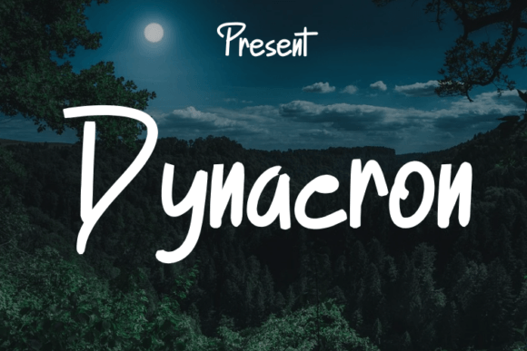 Dynacron: A Modern Script for Elegant Design