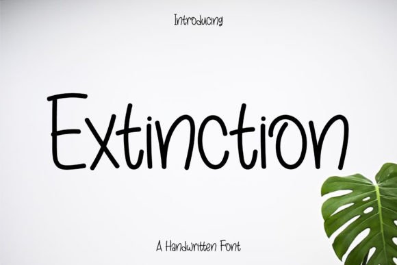 Extinction Font Review