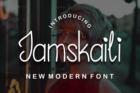 Jamskaili Font: Elegant Script for Editorial Design