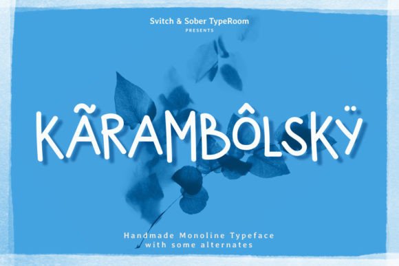 Karambolsky: A Fun Handwritten Font for Web Design
