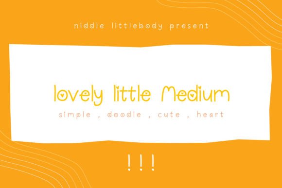 Lovely Little Font: A Sweet Touch for Design