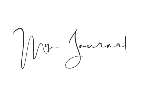 My Journal: A Font for Polished Branding