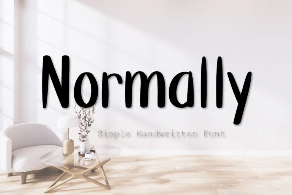 Normally: A Handwritten Font for Business