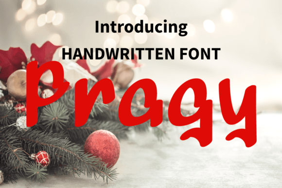 Pragy: A Handwritten Font for Creative Makers