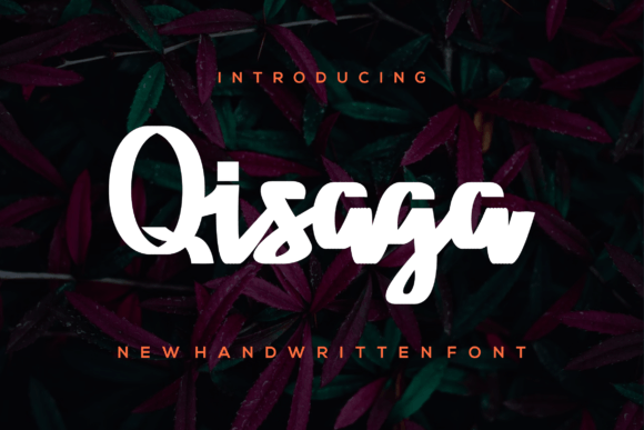 Qisaga: A Bold Handwritten Font
