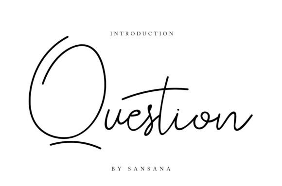 Question: A Font That Elevates Your Brand
