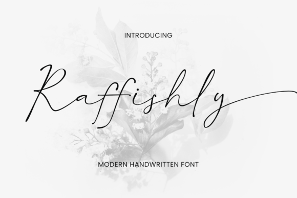 Raffishly: A Luxurious Handwritten Font