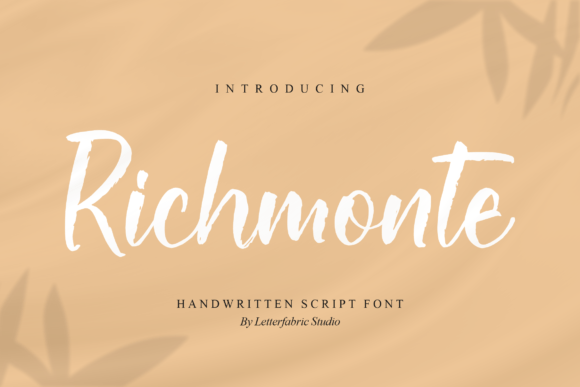 Richmonte: A Elegant Handwritten Font for Web Design