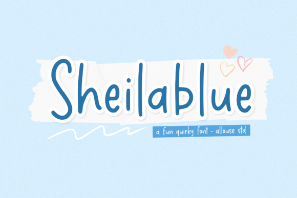 Sheilablue: A Fun Font for Polished Branding