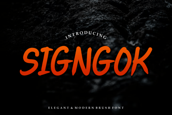 Signgok: A Fresh Handwritten Font That Elevates Real Small Business Branding