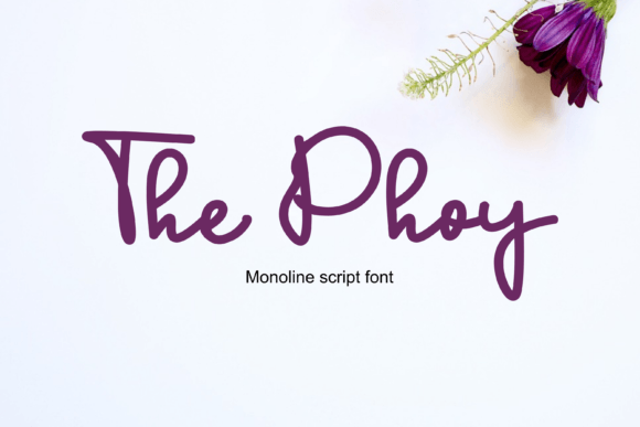 The Phoy: A Fresh Handwritten Font for Creative Campaigns